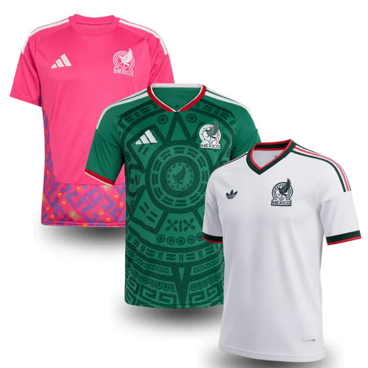 Mexico 2026 World Cup 3-Pack Fan - Home, Away & Goalkeeper