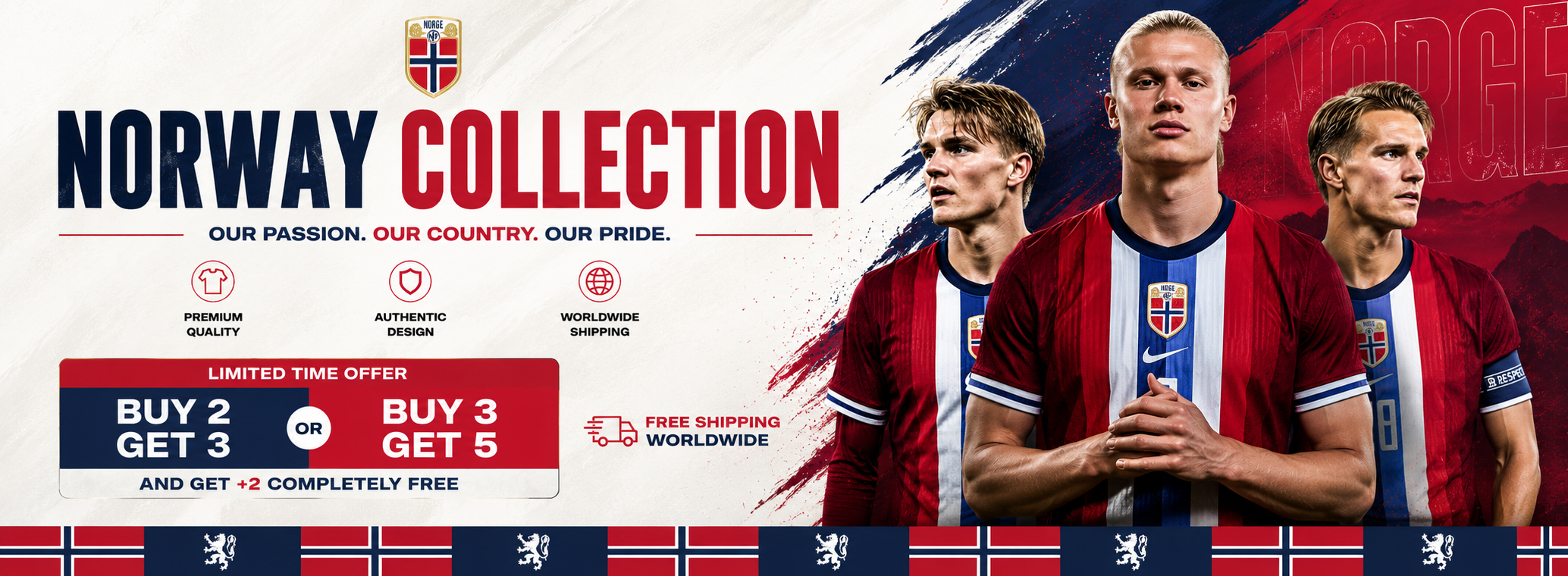 Norway collection banner desktop